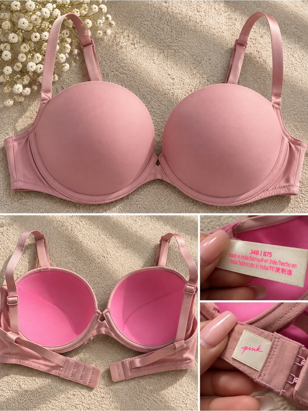 PINK Victoria's Secret Padded Underwire Bra - PINK Victoria's Secret